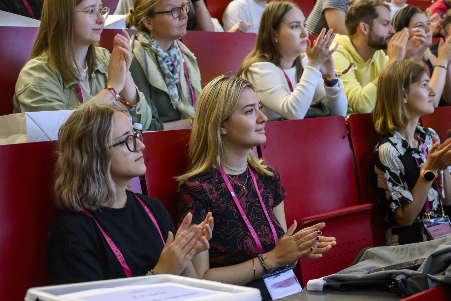 Participants of the Intensive I Living Labs discussing in their group.