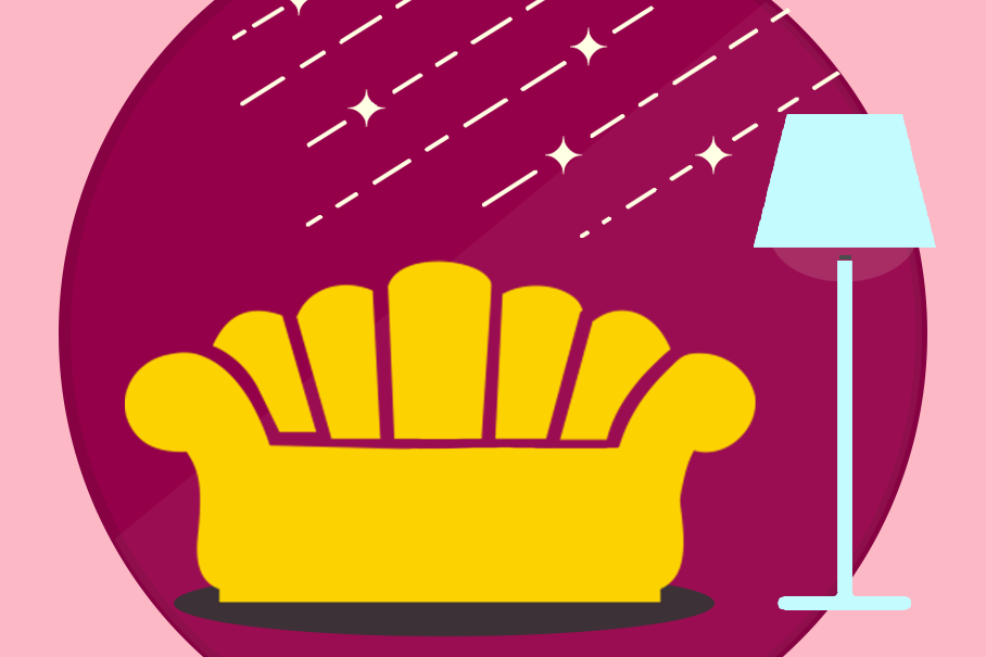 People walking through a bright indoor hallway with glass walls and shops.