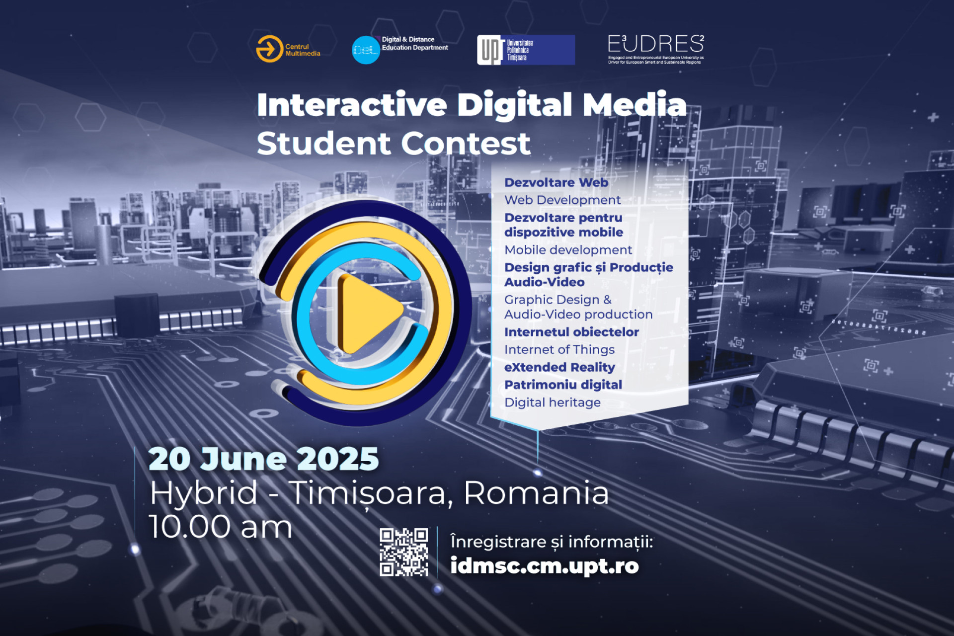 People walking through a bright indoor hallway with glass walls and shops.