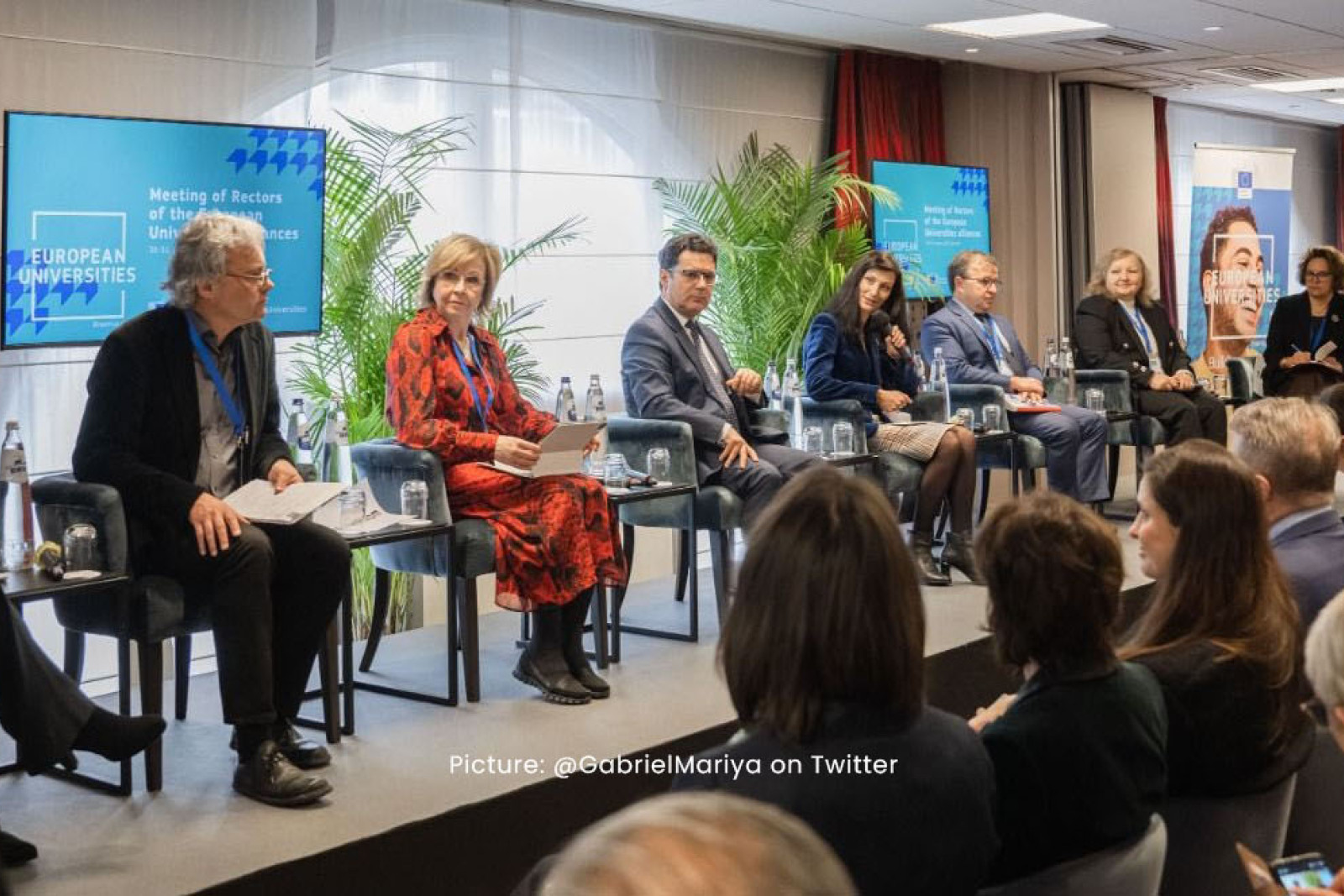 Panel discussion at the Meeting of Rectors of the European Universities Alliances.